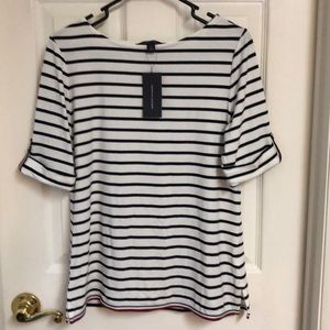 NWT - Tommy Hilfiger Boat Neck Striped Shirt